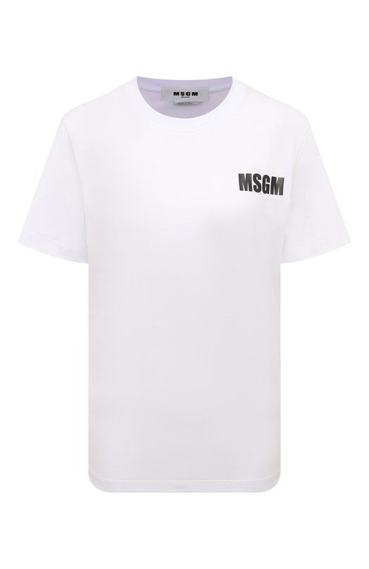 Хлопковая футболка MSGM 3441MDM104/237002 фото 1