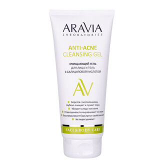 Очищающий гель для лица и тела с салициловой кислотой Anti-Acne Cleansing