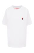 Хлопковая футболка AECA WHITE AWCMSSBDTTSST003C0.WHITE (XL) фото 1