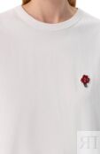 Хлопковая футболка AECA WHITE AWCMSSBDTTSST003C0.WHITE (XL) фото 5