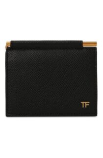 Кожаный зажим для купюр Tom Ford