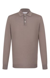 Поло из шерсти и кашемира Brunello Cucinelli