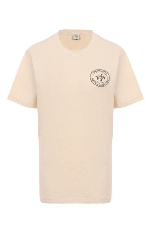 Хлопковая футболка Sporty and Rich T0043612244CR01 фото 1