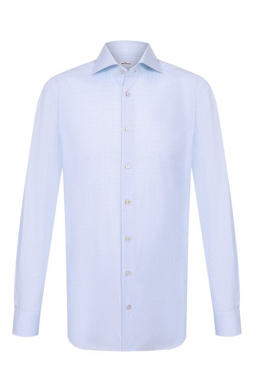 Хлопковая сорочка Kiton UCIH0929505 фото 1