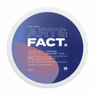 ART&FACT. Крем для лица с азуленом 0,2%, успокаивающим комплексом 1% и пепт