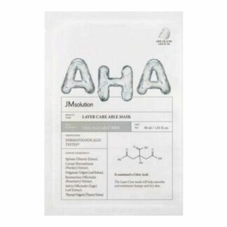 JMsolution Выравнивающая тканевая маска для лица с лимонной кислотой / Laye