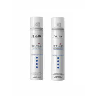 OLLIN Professional Лак для волос STYLE Экстрасильной фиксации 75 мл 2 шт. O