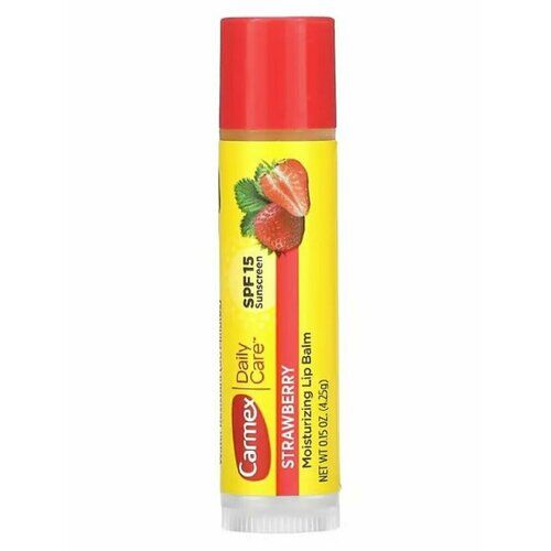 Бальзам для губ клубника, SPF15 , 4,25г Carmex фото 1