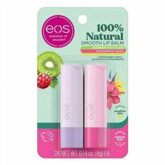 EOS набор бальзамов для губ Raspberry Kiwi Splash and Passionfruit Agave Li