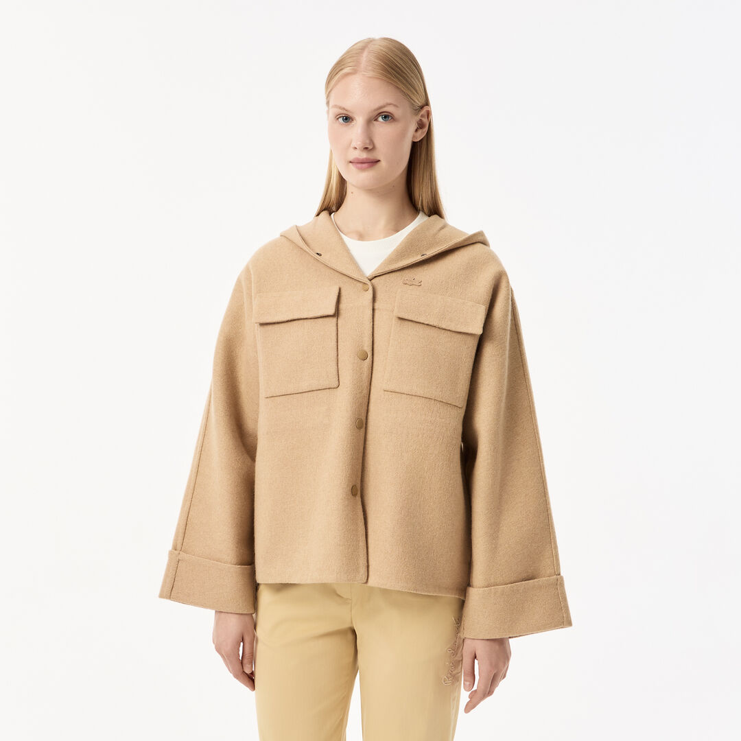 Женская куртка Lacoste из овечьей шерсти фото 1