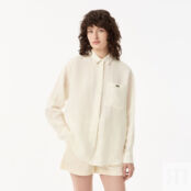 Женская рубашка Lacoste из льна фото 1
