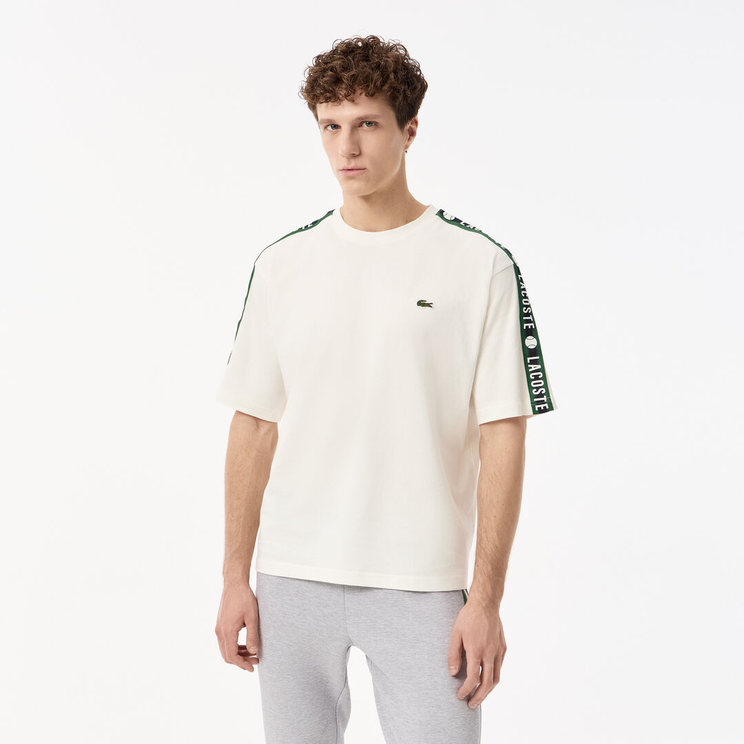 Мужская футболка Lacoste из хлопка фото 1