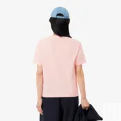 Женская футболка Lacoste Loose Fit из мягкого хлопка фото 2