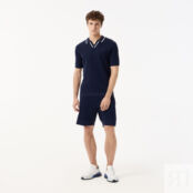 Мужское вязаное поло Lacoste из вискозы фото 4