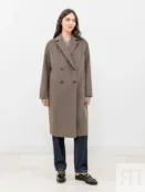 Пальто еврозима древесного цвета с мембраной и утепленной спинкой Pompa 4660154584762 фото 1