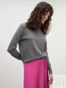 Водолазка из вискозы и хлопка серая Pompa 4660134409023 фото 4