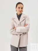 Демисезонное полупальто жемчужного цвета Pompa 4670167298730 фото 2