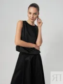 Блуза из костюмной ткани с матовым блеском из 100% вискозы Pompa 4640345509866 фото 1