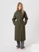 Тренч женский цвета хаки Pompa