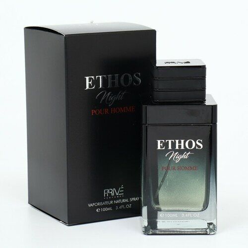 Туалетная вода мужская ETHOS NIGHT, 100 мл Prive Perfumes фото 1
