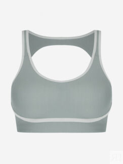 Спортивный топ бра Under Armour Infinity Piped, Зеленый