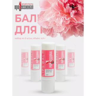Набор Бальзам для губ Профессионал 5 шт Professional