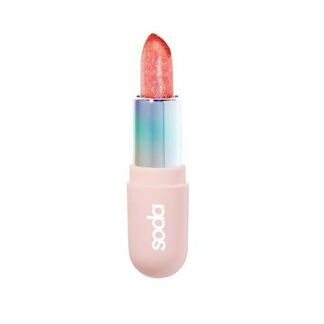 SODA Бальзам для губ LIP CRYSTAL "Mermaid Lips", с блестками, розовый Soda