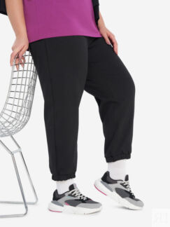 Брюки женские оверсайз Demix, Plus Size, Черный