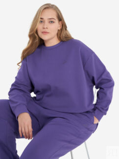 Свитшот женский Demix, Plus Size, Фиолетовый