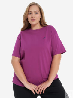 Футболка женская Demix, Plus Size, Фиолетовый