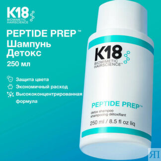 Шампунь Детокс PEPTIDE PREP detox shampoo, 250 мл