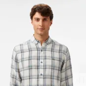 Мужская рубашка Lacoste из льна фото 3