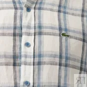 Мужская рубашка Lacoste из льна фото 5