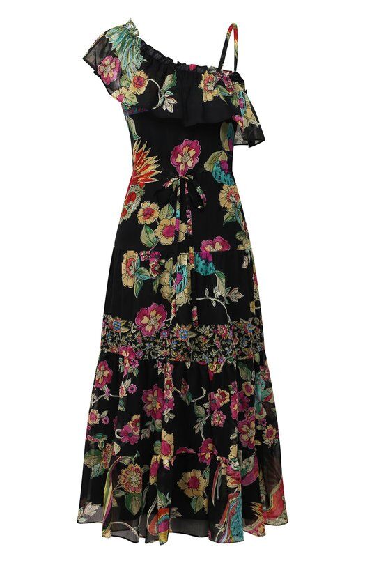 Платье из смеси хлопка и шелка REDVALENTINO фото 1
