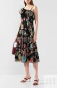 Платье из смеси хлопка и шелка REDVALENTINO фото 2