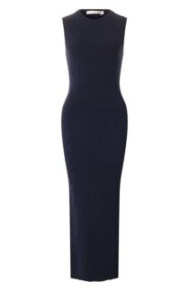 Платье из вискозы и шерсти Victoria Beckham