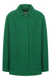 Рубашка из вискозы и льна Max Mara Studio