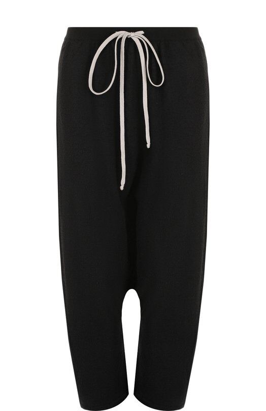 Кашемировые брюки с заниженной линией шага Rick Owens фото 1