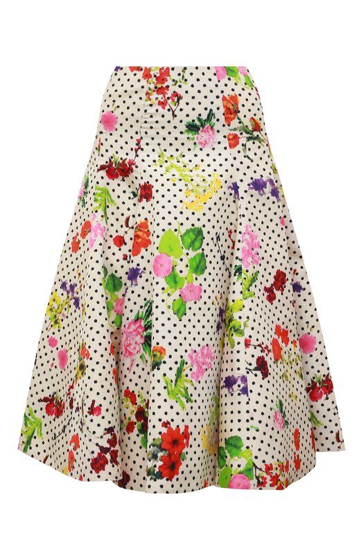 Шелковая юбка Oscar de la Renta фото 1