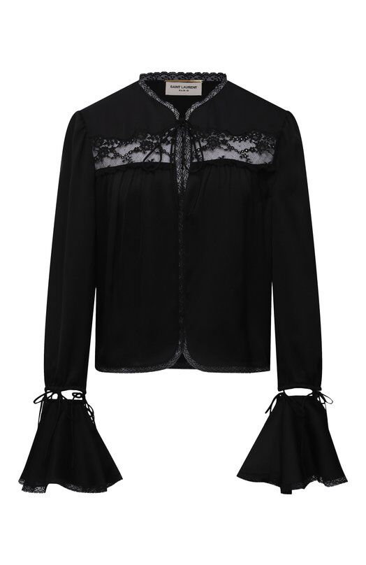 Шелковая блузка Saint Laurent фото 1
