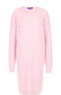 Вязаное кашемировое платье с круглым вырезом Ralph Lauren