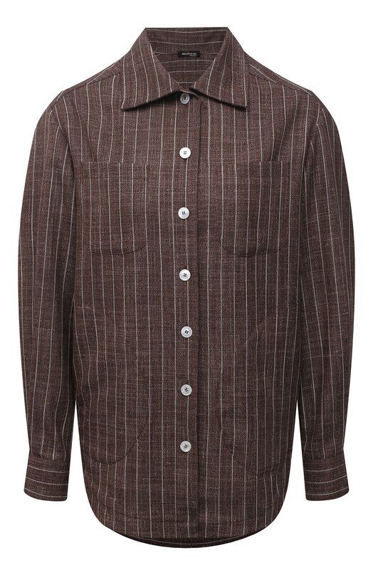 Рубашка из кашемира и шерсти Kiton фото 1