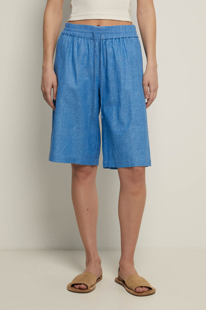 Льняные шорты женские стиля casual FINN FLARE FSC110127 фото 1