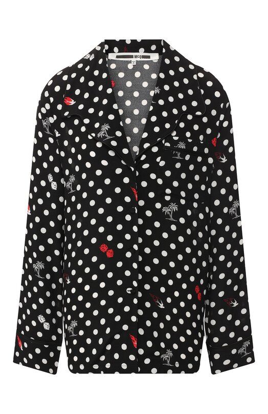 Блузка в горох McQ Swallow фото 1