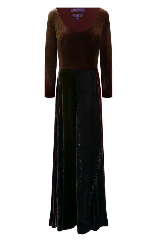 Платье из вискозы и шелка Ralph Lauren фото 1