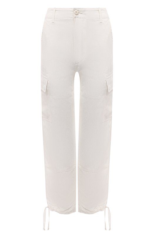 Брюки из шелка и льна Polo Ralph Lauren фото 1