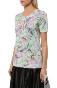 Топ из вискозы и хлопка Escada Sport фото 3