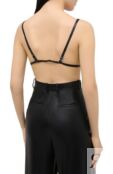 Кожаный топ Saint Laurent фото 4