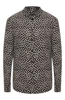Шелковая рубашка Saint Laurent