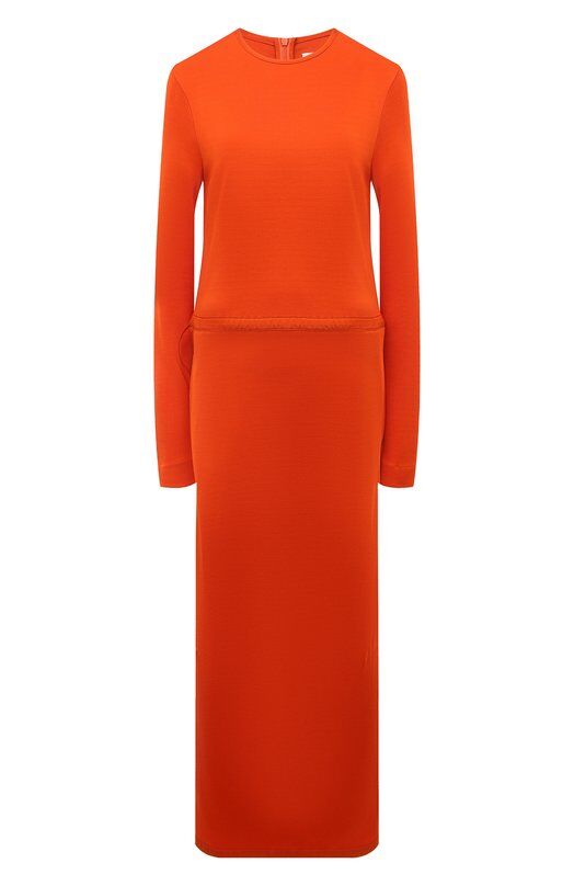 Платье из вискозы и шерсти Jil Sander фото 1